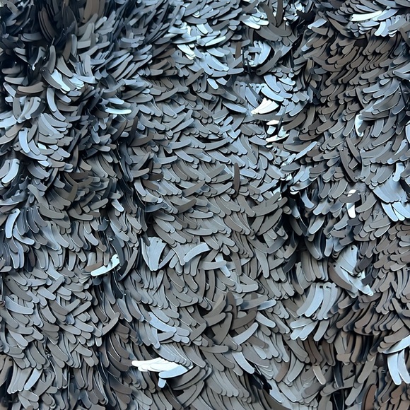 ZARA Silver Sequin Mini Dress (ZW Collection) - Picture 8 of 9